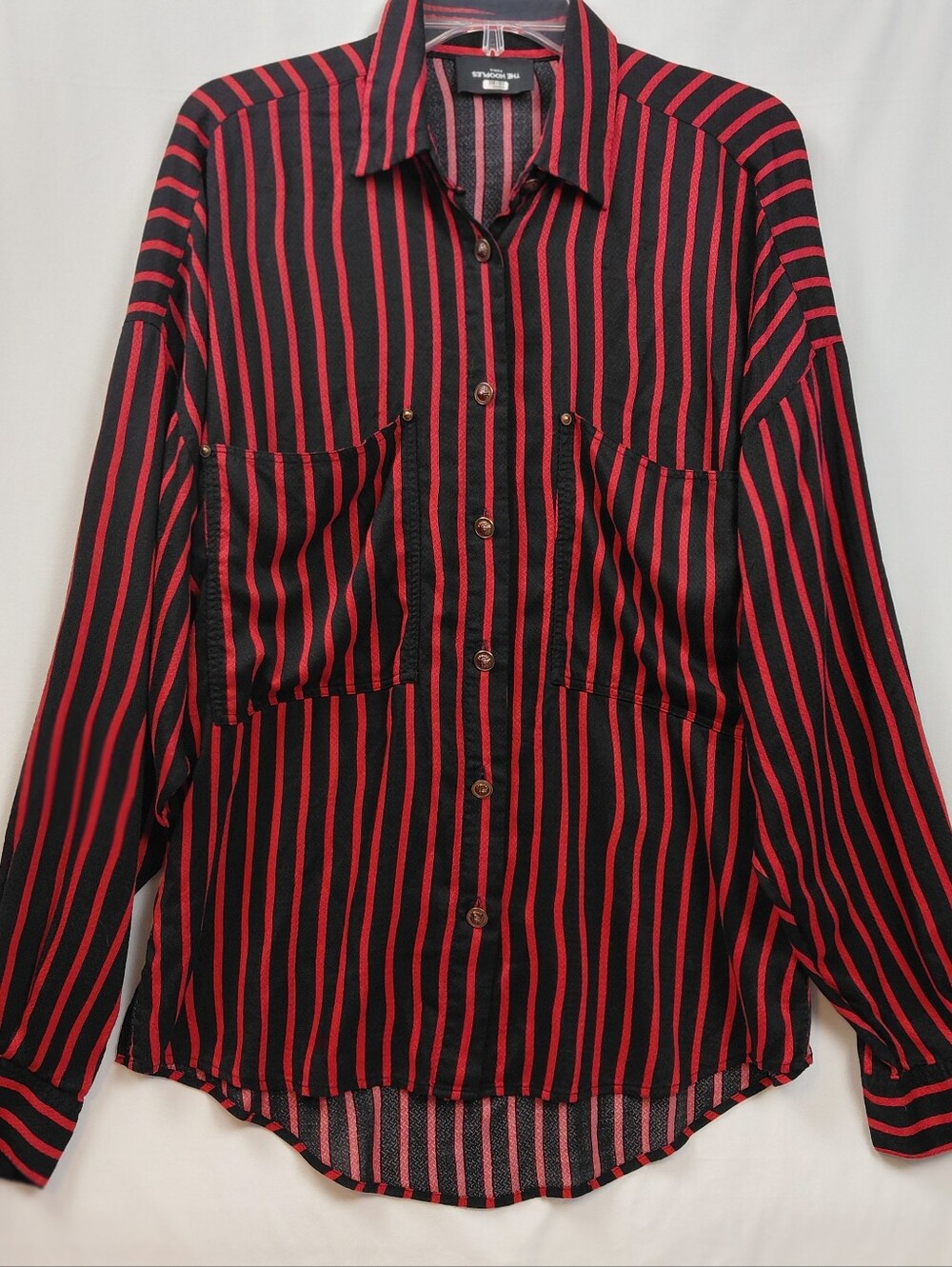 The Kooples Paris Oversized Striped Blouse Women's Size US 6